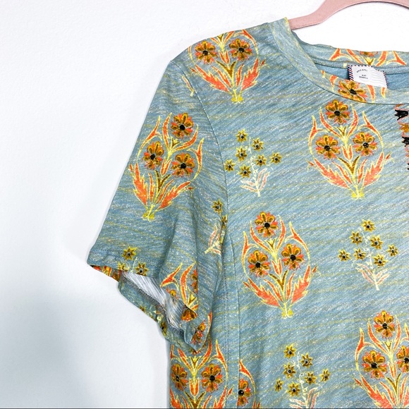 ❤️SOLD❤️Anthro Postmark Delilah Floral Tee Orange - Picture 6 of 8